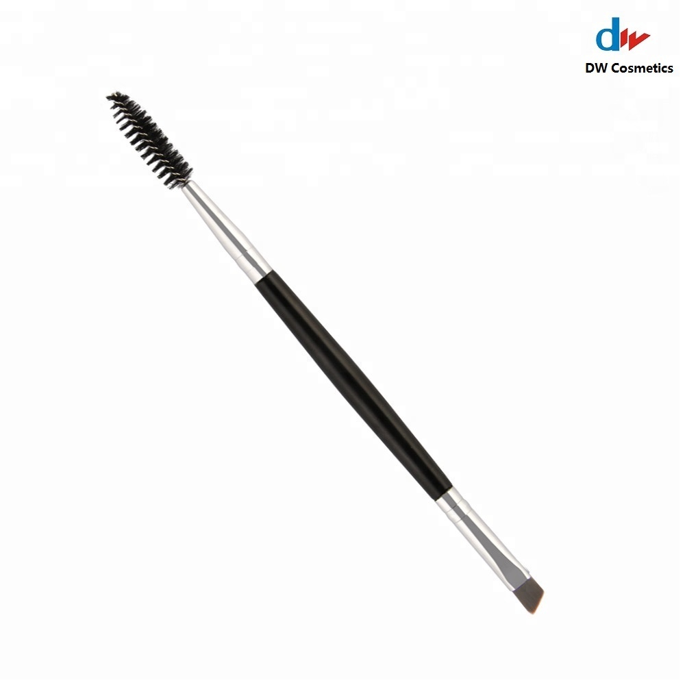 Wholesale Makeup Tool Double Eyebrow Brush With Eyebrow Comb Wand Makeup Brush
