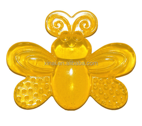 Пчелиная форма EVA baby water teether, водный Прорезыватель manufatcory