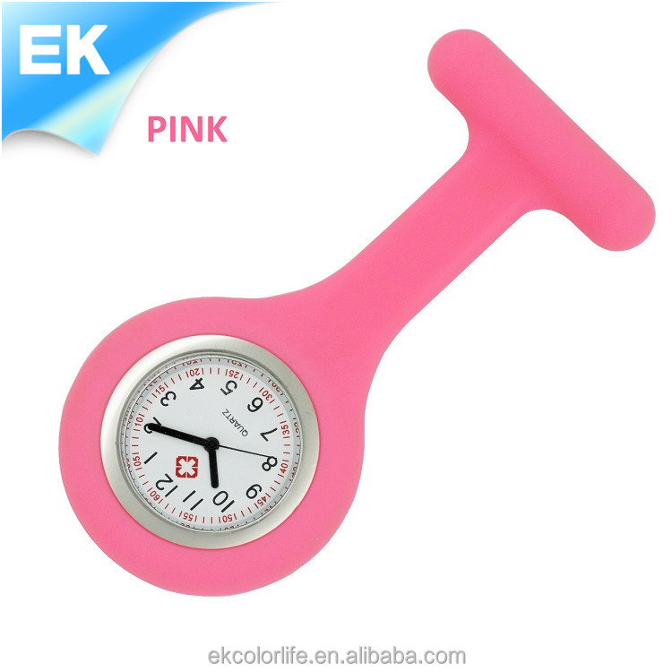 Customized logo Quartz Silicone Nurse Watch