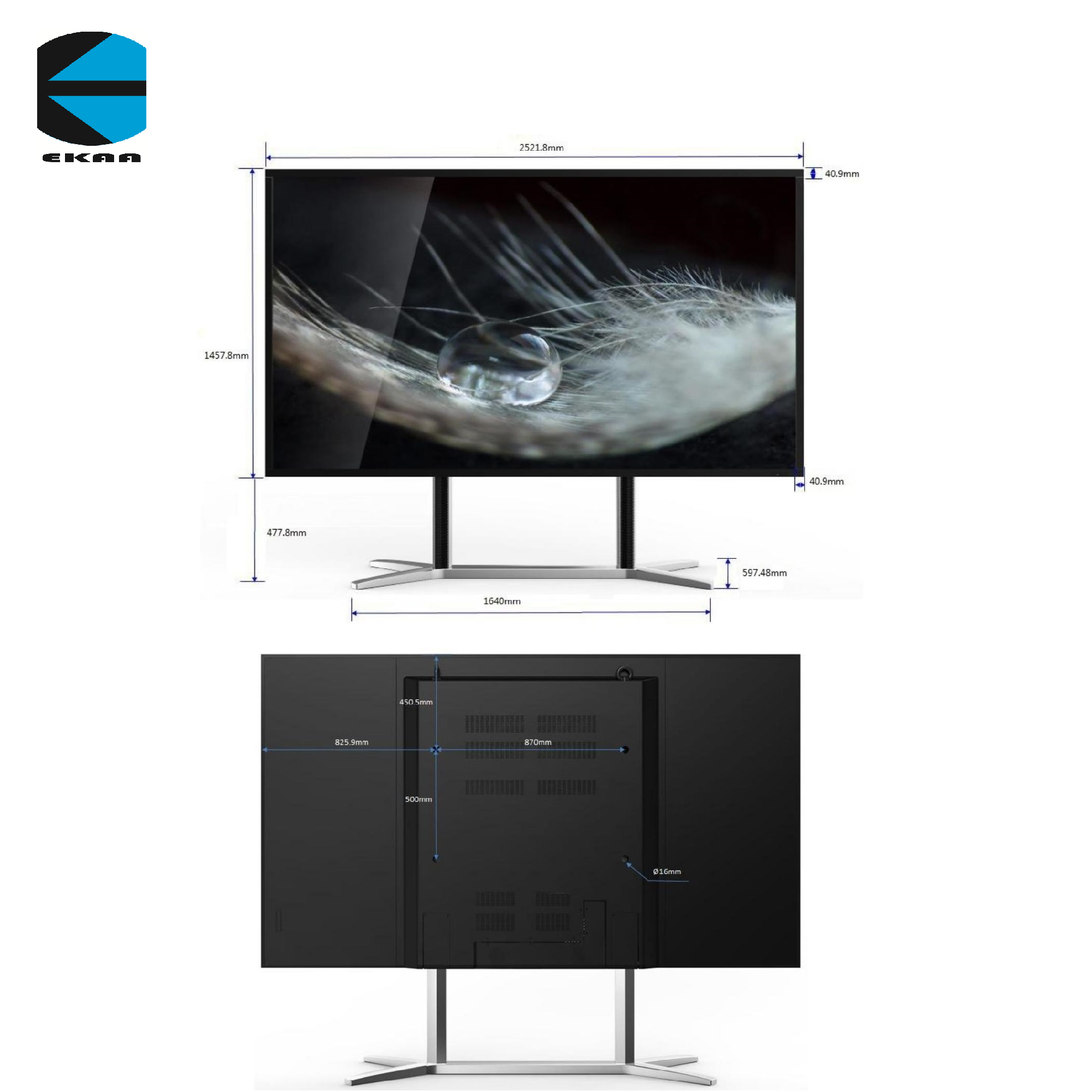 110 дюймов 4K UHD smart LED TV встроенная система Android для отеля