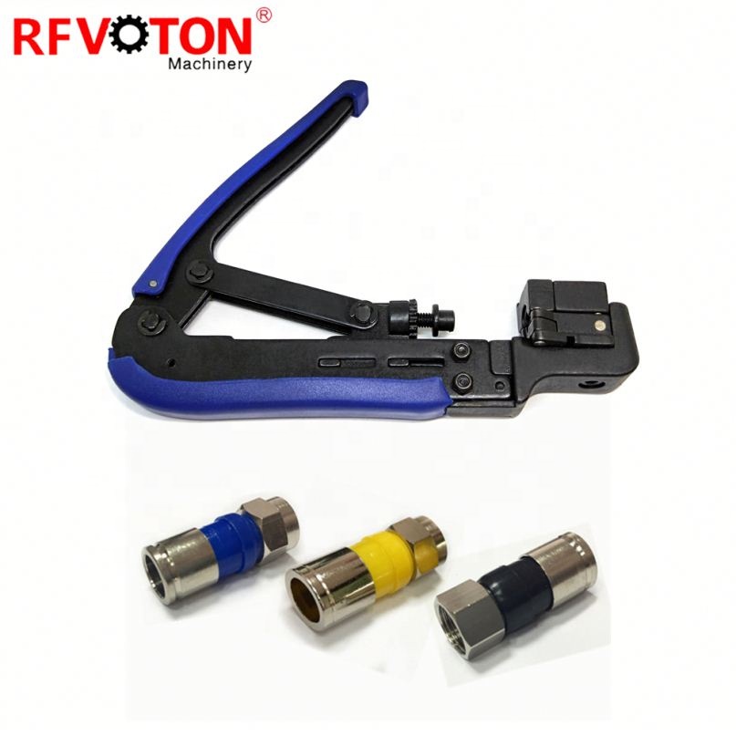 Coaxial Cable RG6 RG58 RG59 RG11 Connector F BNC RCA Compression Pliers