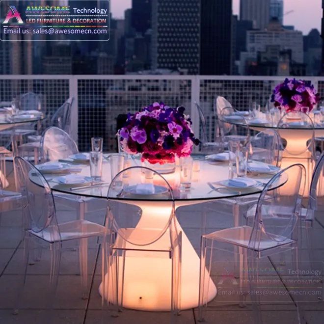dining table circle / circular event wedding table
