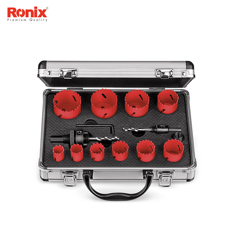 RONIX Премиум качество 12 штук биметалл отверстие пилы Набор Модель RH-5200
