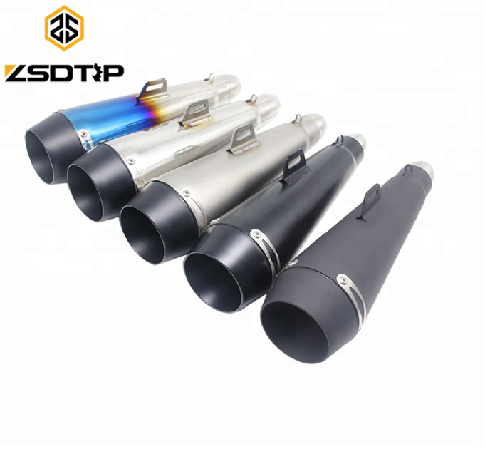 hot sale Service Motorcycle Scooter Muffler Racing Exhaust Pipe M.4 universal motorcycle muffler pipe