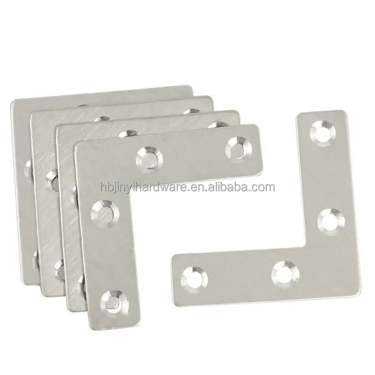 Custom Angle Plate Corner Brace Flat L Shape Repair Bracket OEM Factory