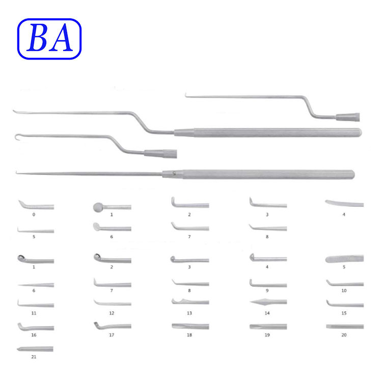 Ear hooks (Otoscope surgery instrument)