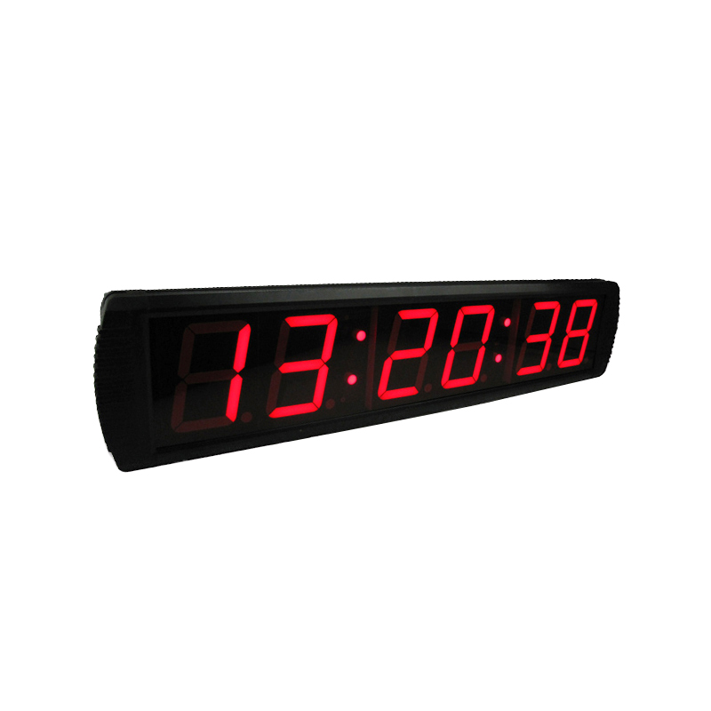 Hot Sale DC 12 V Digital Cordless Led Alarm Clock With Large Led Display