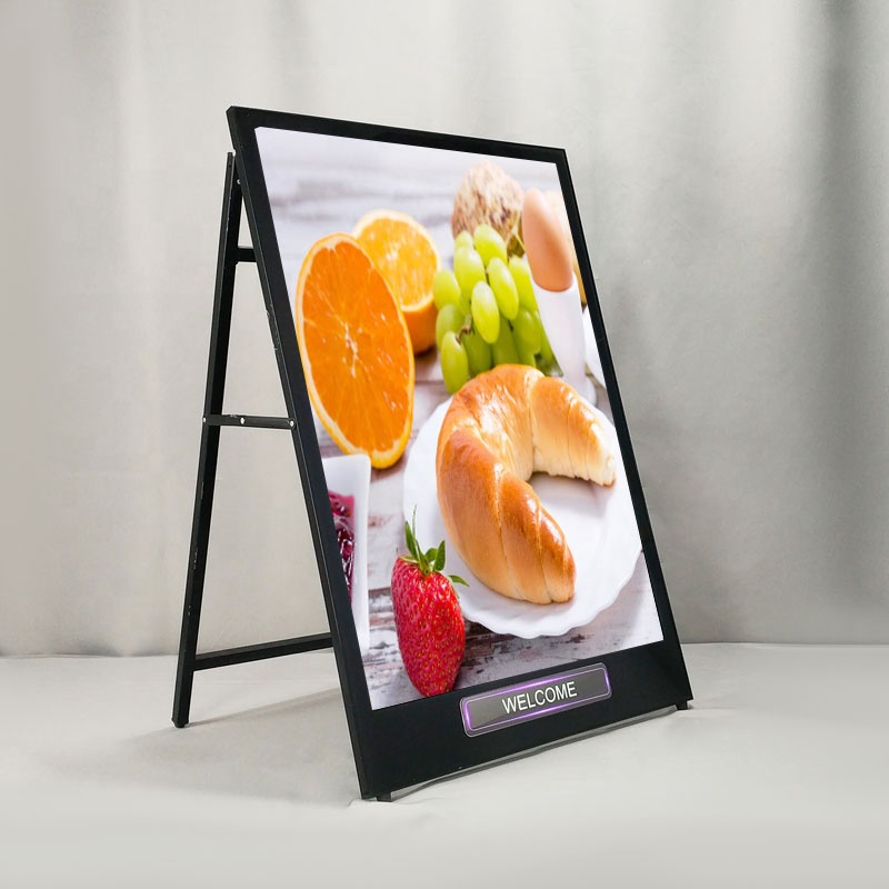 Алюминиевый свет коробка Стенд тонкий большой свет коробка led lightbox стоя