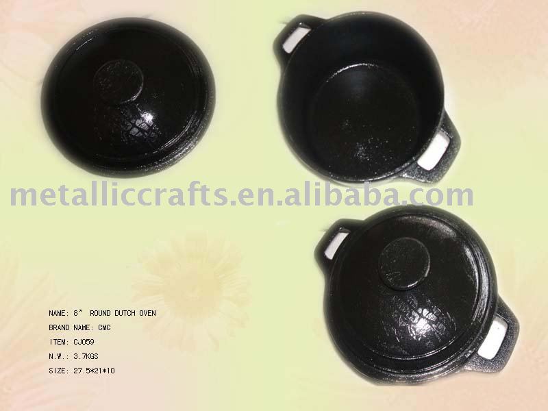 8 "чугун preseasoned Cocotte