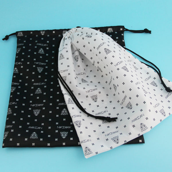 Wholesale pull polyester draw string bag