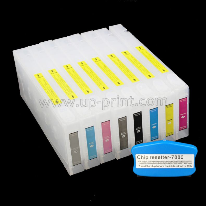 Empty printer ink cartridge for Epson Stylus Pro 7800 9800 printer