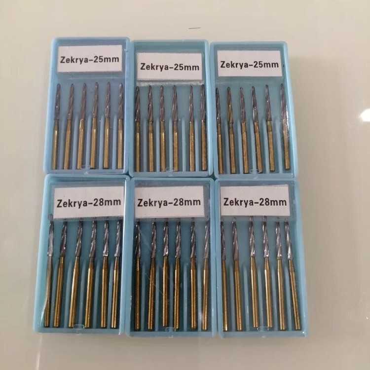Золотистый карбидный Бур A Dental FG Zekrya