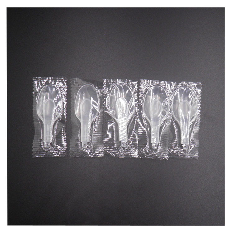 New Design Disposable Clear Plastic Folding Spoon