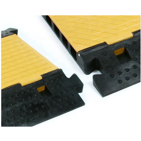 Industrial Strength Electrical Wire Cable Ramp Protector with 1, 2, 3, 4, 5 Channels
