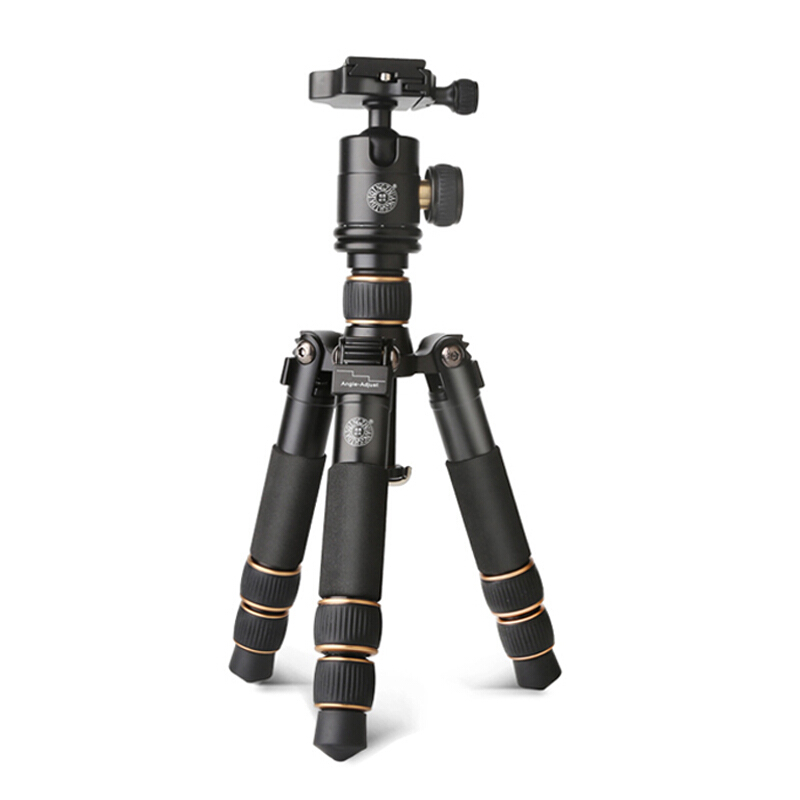 Мини-штатив Q166A 21,8 ''для мобильного телефона штатив lb нагрузка dslr цифровая камера Алюминиевый маленький штатив