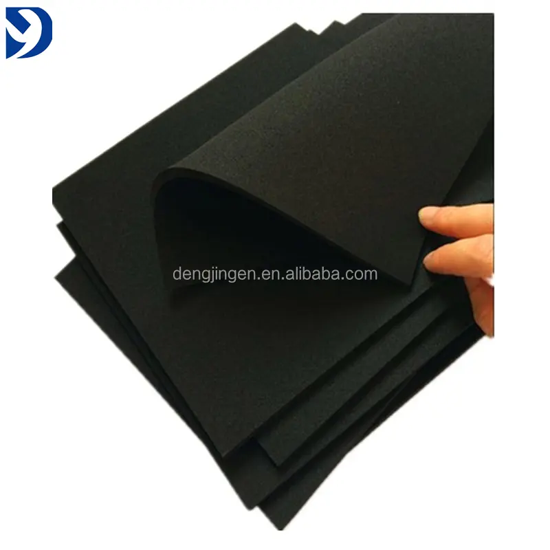 Black EPDM neoprene rubber foam Non Skid Pad Self Adhesive Anti Slip Solution for slippy floors