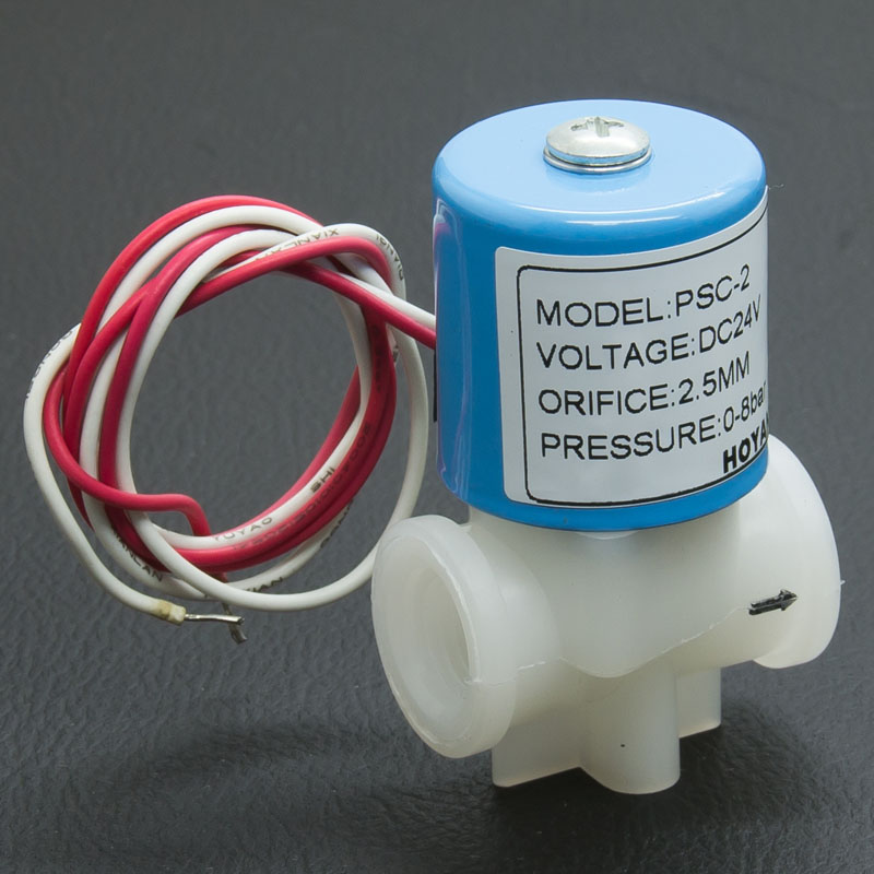 1/4 BSP 24V 12V 2 way Plastic water dispenser micro solenoid valve for water purifier RO machine