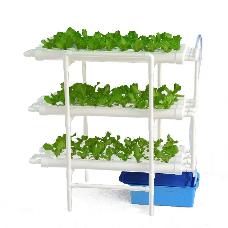 Indoor Hydroponics Systems Vertical Grow Tower Nft Channel Microgreen Growing System Hydroponics System Kit