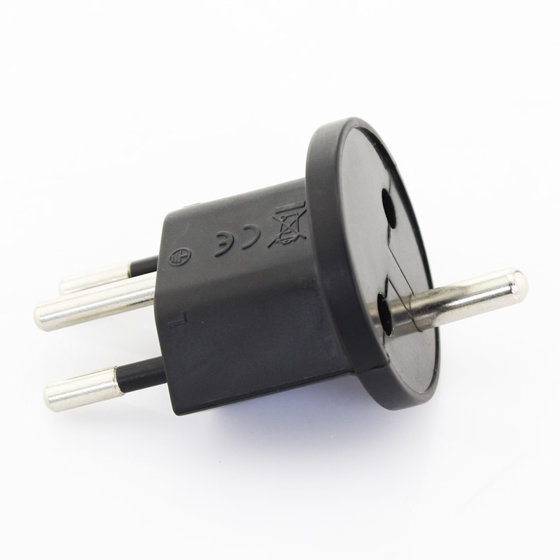 Wonplug заводской адаптер преобразователя 10A ABS Франция в Швейцария евро с заземлением