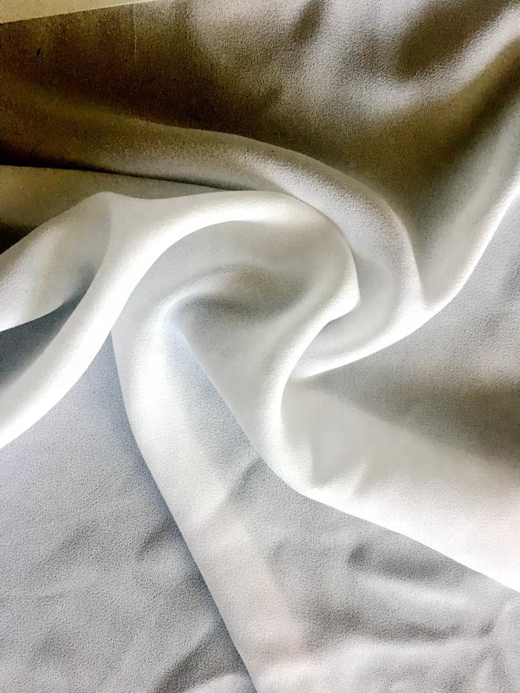 solid color moss crepe georgette fabric