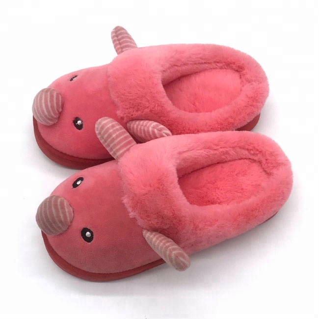 2018 Winter Plush Animal Slipper Children Slipper Factory