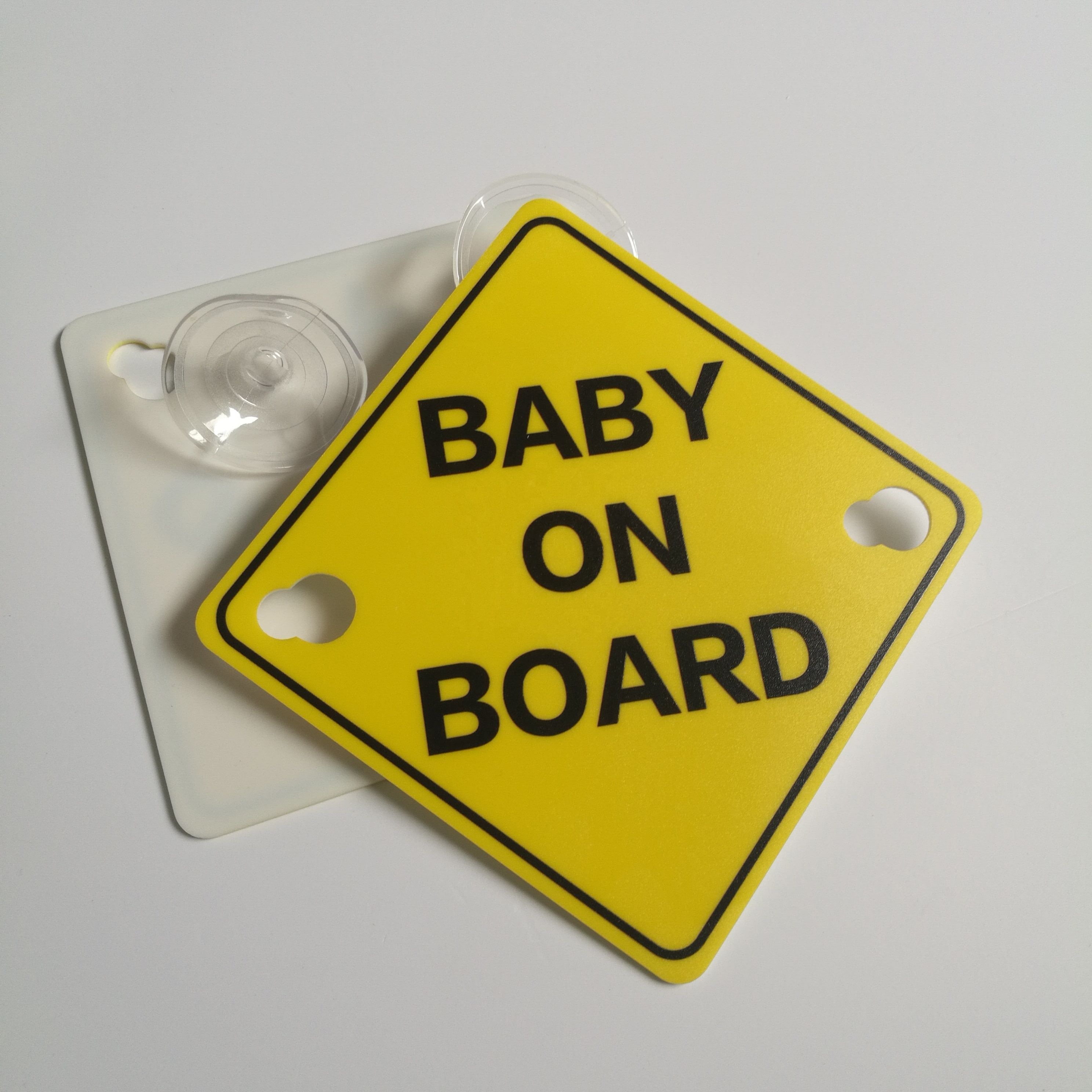 Customized reflective light for car decals magnetic sticker baby on board magnet sign