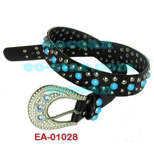 Rhinestone belt western belt fashion belt