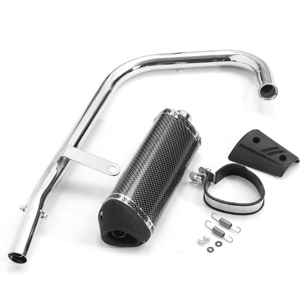 CG 125CC CG125 выхлопная труба и глушитель для мотоцикла из нержавеющей стали