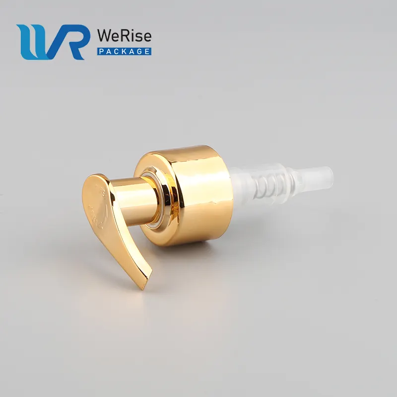 Wholesale Price UV Hand Soap Pump Gold Lotion Pump 28/410