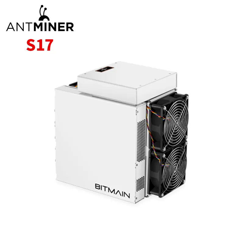 Bitmain Antminer S17 Pro 53t Stock For Antminer S17 Pro 50Th S17 53t 56t Bitmain SHA256 Hashrate 50Th/s 1975W S17 Pro 53T 2094W