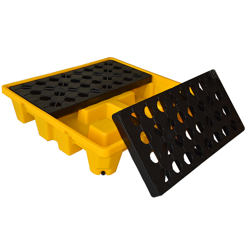 Высокое качество дешевые промышленные поли hdpe управление 4 барабаны ibc сдерживания масла пластик разлива поддон оптовая продажа