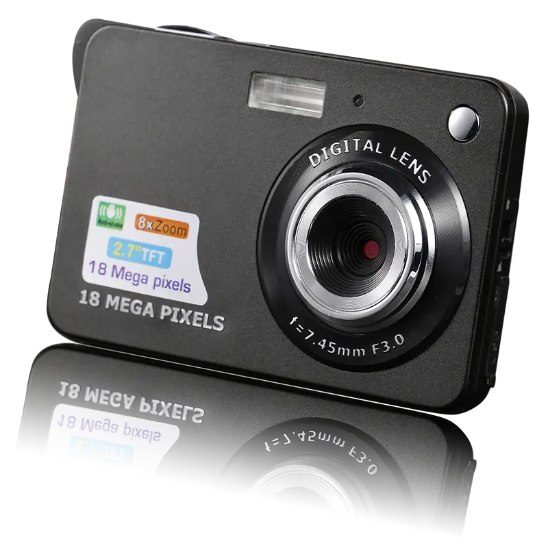 2.7" Screen 18MP photo promotional  instant  Digital Camera with Rechargeable Lithium Battery