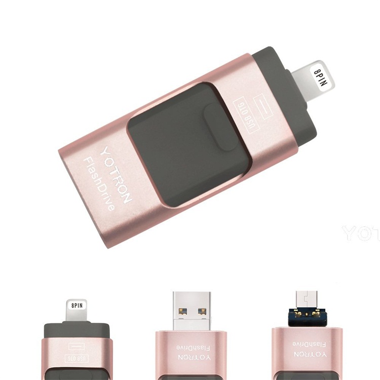 Лучший USB накопитель 16 32 64 флэш-накопитель для телефона iPad OTG