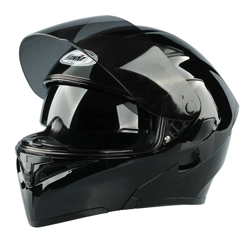DOT cascos capacete full face double visor flip up DIRT BIKE SCOOTER MOTORBIKE HELMET motorcycle Helmets