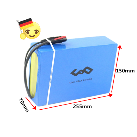 Германия Бесплатная доставка литий-ионный 20Ah 48V 1000W Аккумуляторная батарея с Защита от влаги