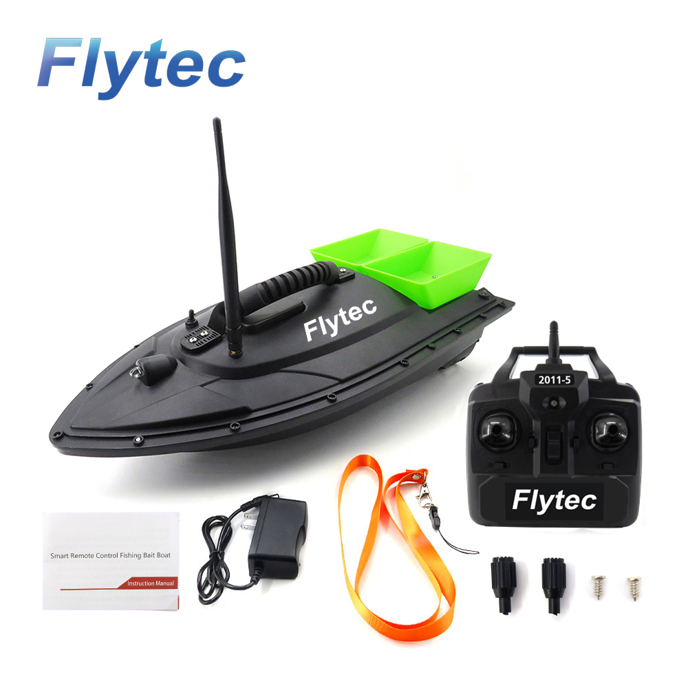 Flytec Factory 2011-5 лодка с дистанционным управлением, 500 м, рыболовная приманка, лодка с двойными двигателями, привлекающая рыбу, светодиодные фонари для рыбалки