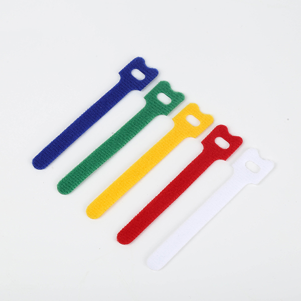 Popular high Quality printing silicon hook loop cable ties