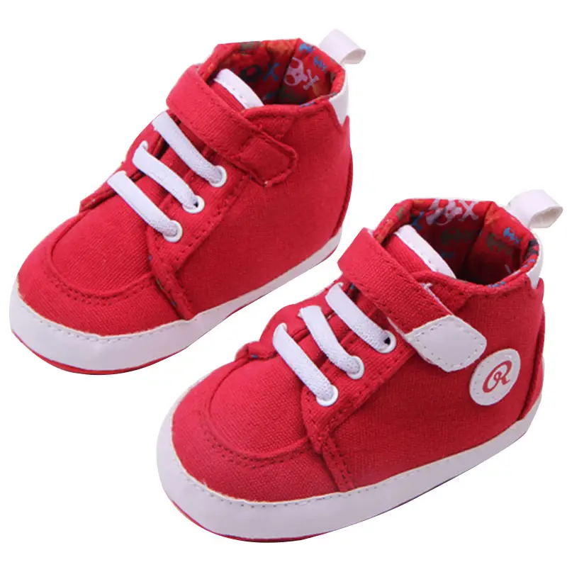 Wholesale Fashion Low Ankle Slip-on Cheap Soft Canvas Baby Shoes
