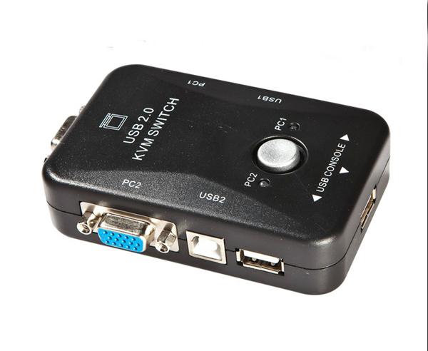 MT-VIKI MT-201UK-CH Новый USB KVM переключатель 2 порта VGA SVGA Распределительная коробка USB 2,0 коврик для мыши и клавиатуры 1920*1440 Бесплатная доставка DHL