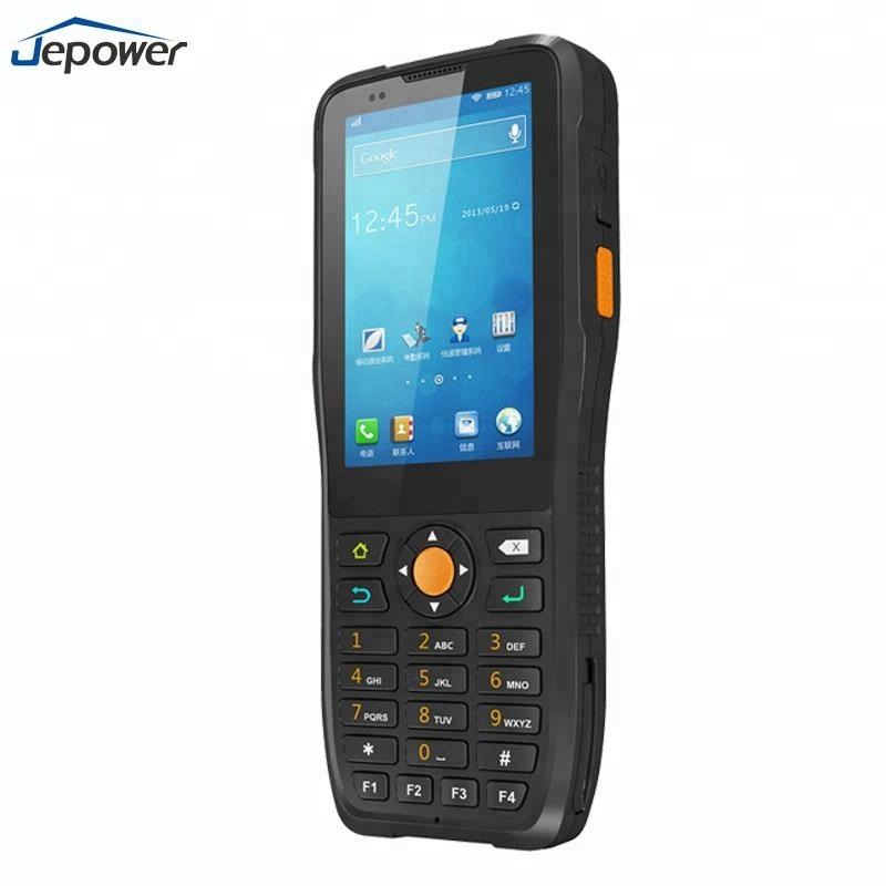 4G 3G Industrial Mobile Handheld 1D 2D Data Collector Black Bar Code Scanner Android PDA
