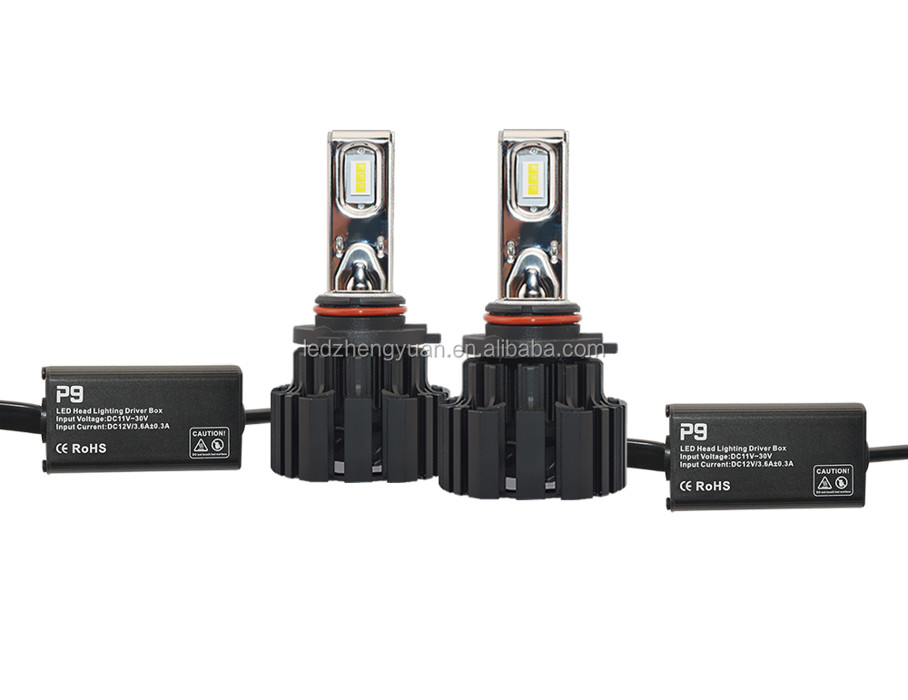 Можно использовать на ZY P9 P8 P6 фары 13600lm 100W 12V Глава лампы Комплект светодиодные h8 h11 9005/hb3 LED 9005 фары лампа, светодиодная лампа для автомобиля