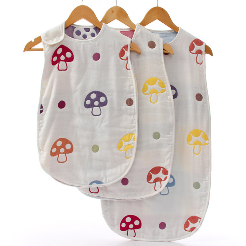 100% Cotton multi- ply gauze soft sleeping sack