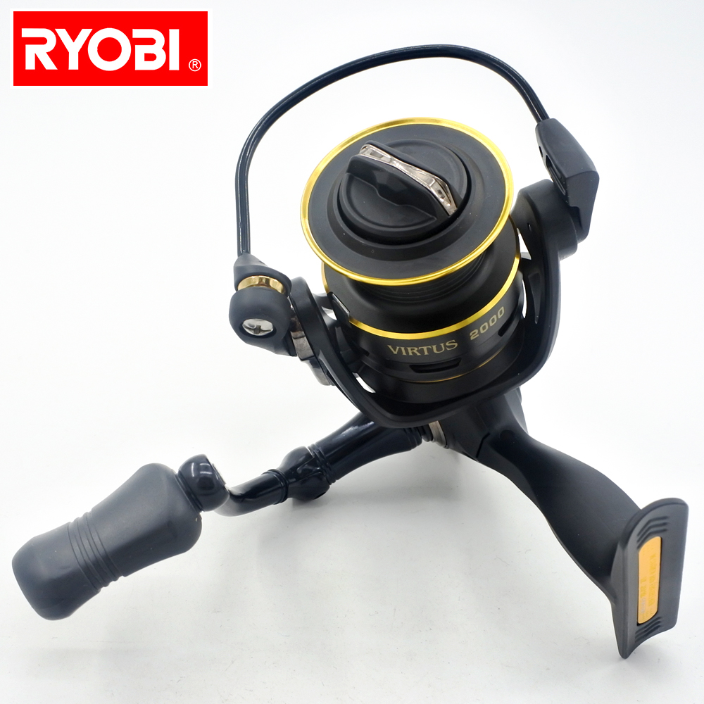 VIRTUS алюминиевая катушка Складная ручка Ryobi рыболовная катушка