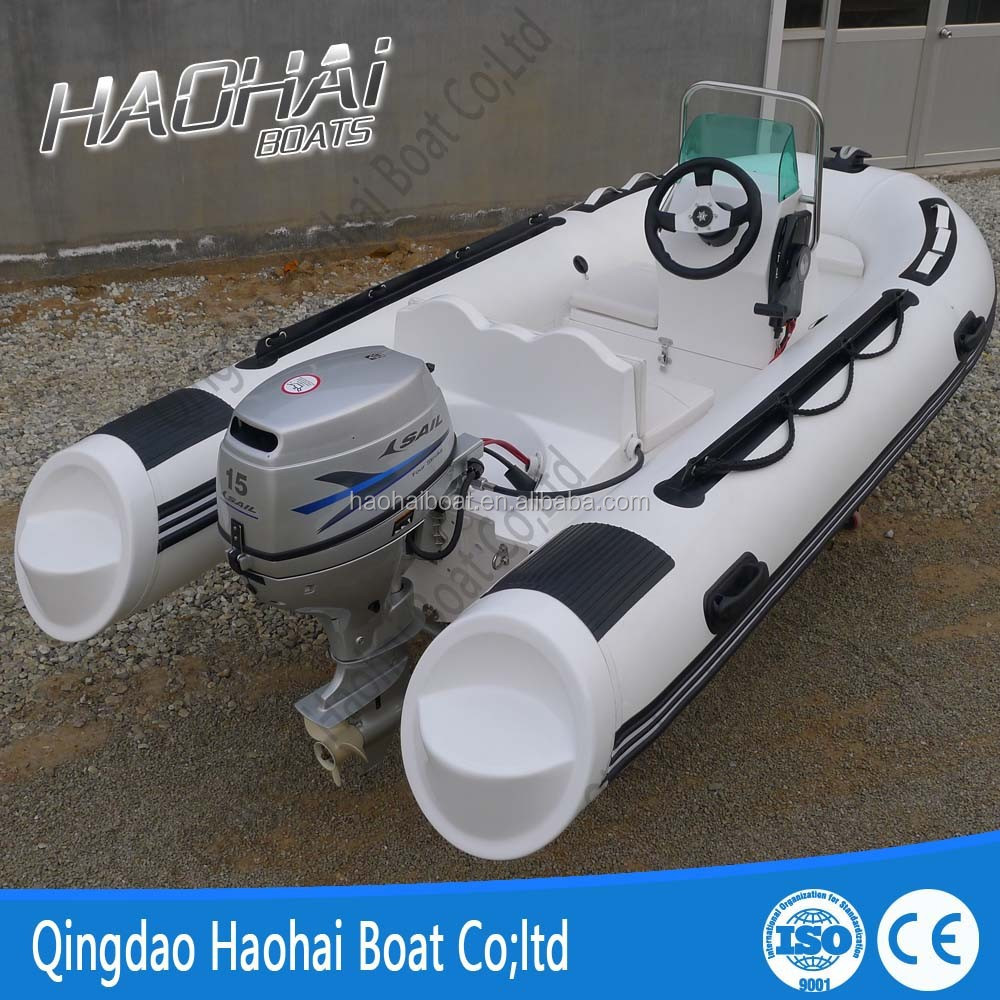 Надувная лодка RIB с подвесным мотором