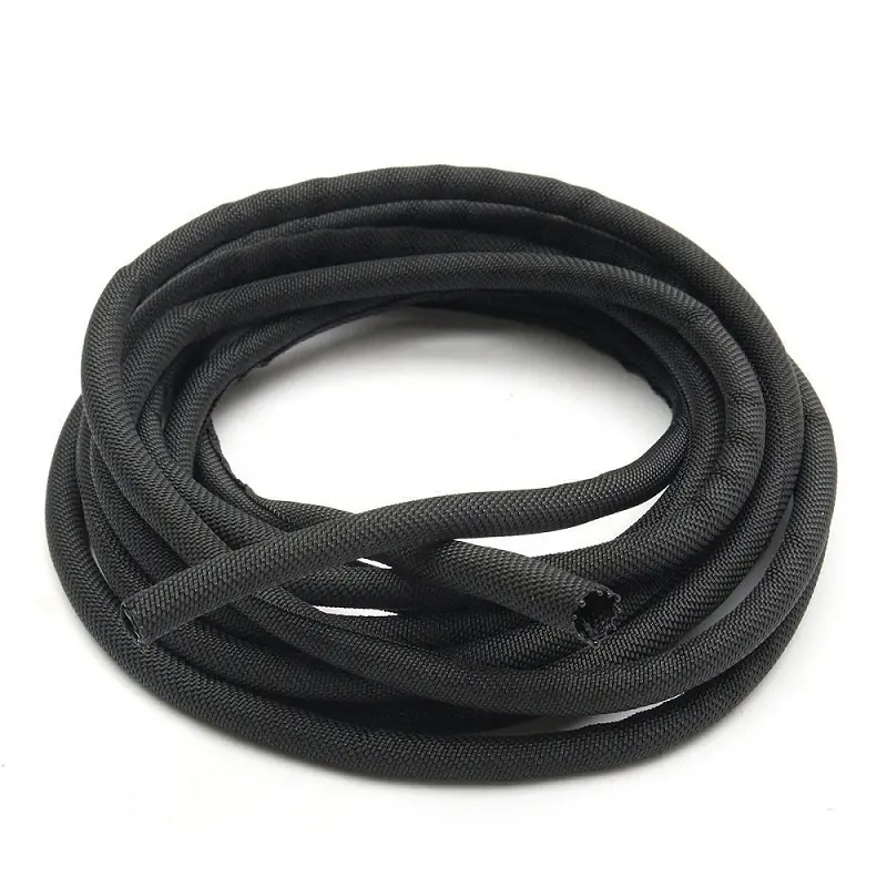 Dia. 8mm PET Material Protection Textile Sleeve Cable