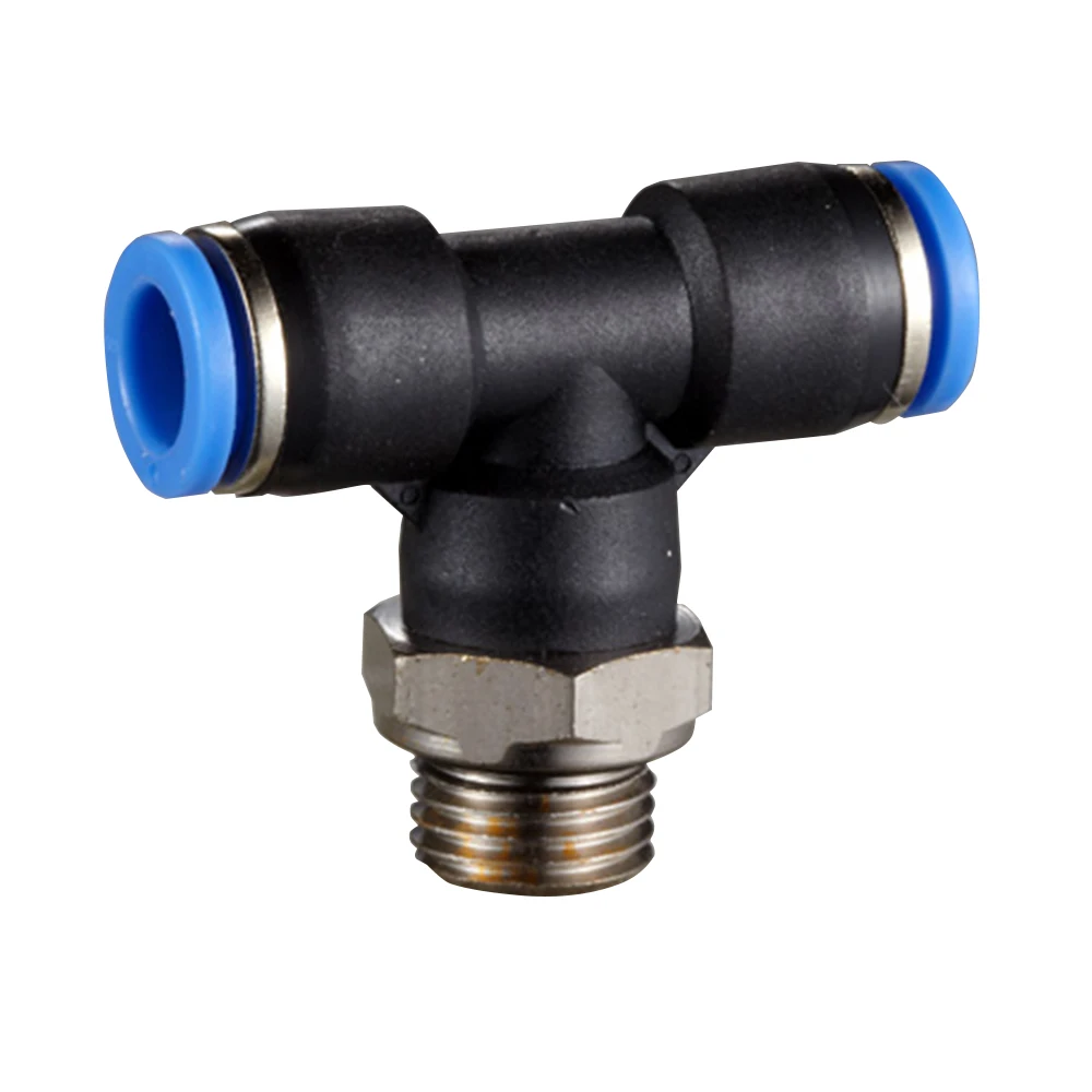 JPB10-01 пневматический мужской локоть соединитель трубки воздуха Push In Fitting