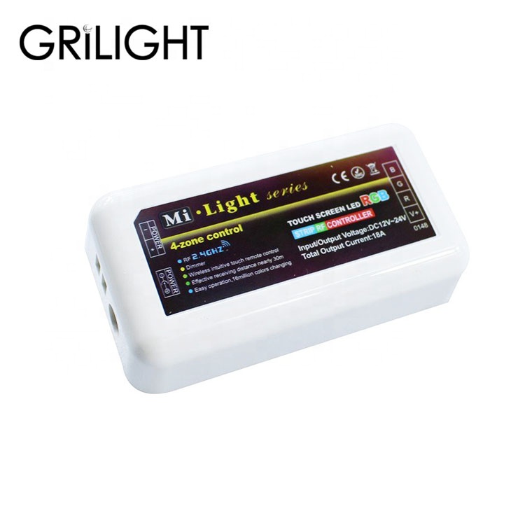 Пульт дистанционного управления FUT037 Milight 2,4G 4 зоны rgb, светодиодный контроллер
