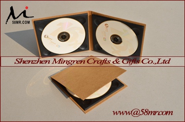 2016 г., чехол-книжка из крафт-бумаги для CD/DVD