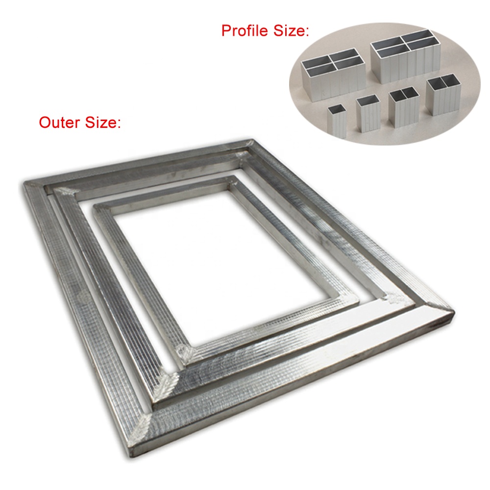 Aluminum alloy frame screen printing
