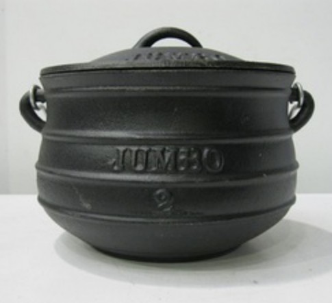 Чугунный Potjie Kos тушеный горшок без ножек